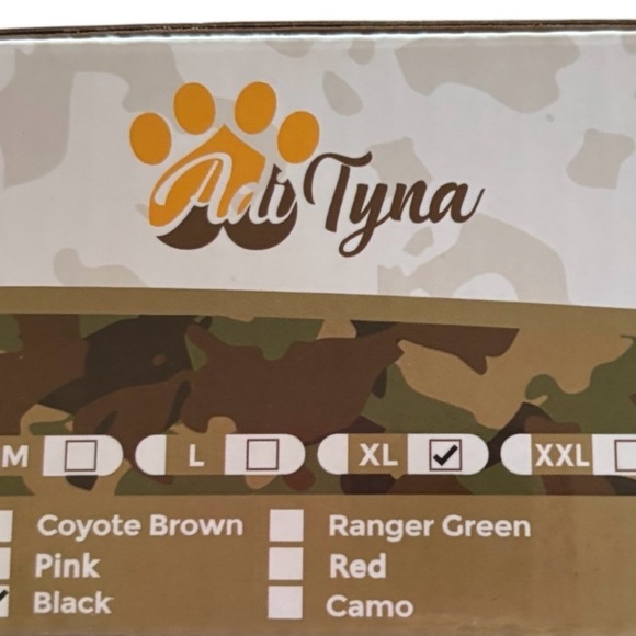 Tactical Dog Collar Black Sz XL Walking Training Heavy Duty 3/4# Adi Tyna NIB - Picture 5 of 9